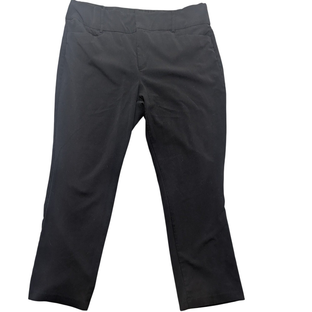Nine West Plus Bootcut Trousers Women 20W L Black Stretch Career Workwear Office
